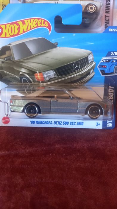 89 mercedes-benz 560 sec amg hot wheels
