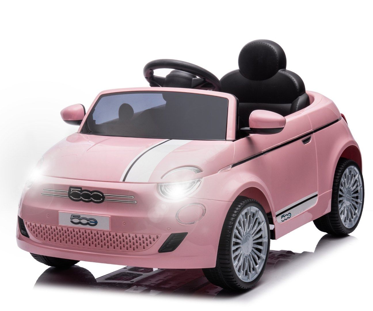 PILOT 12v DŹWIĘKI Auto samochód na akumulator elekryczny  Fiat 500e