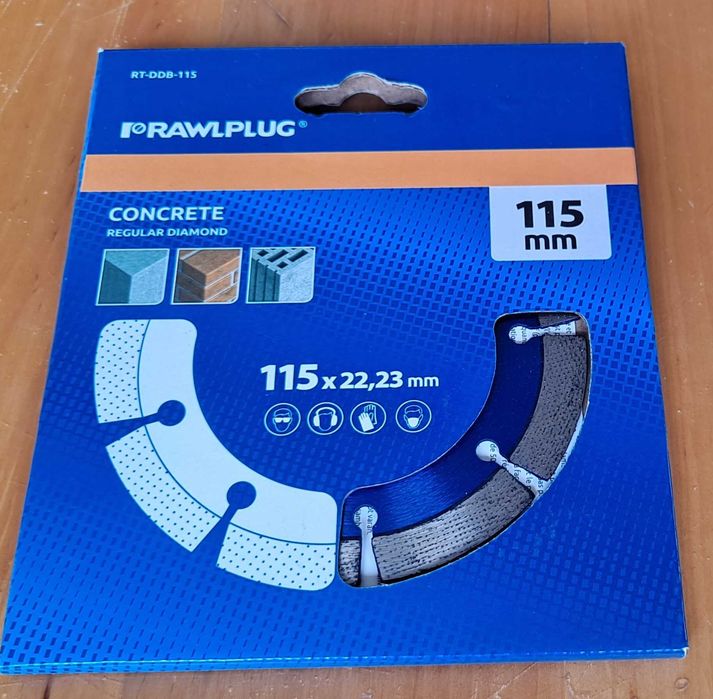 RAWLPLUG Tarcza Diamentowa   115X22,23MM