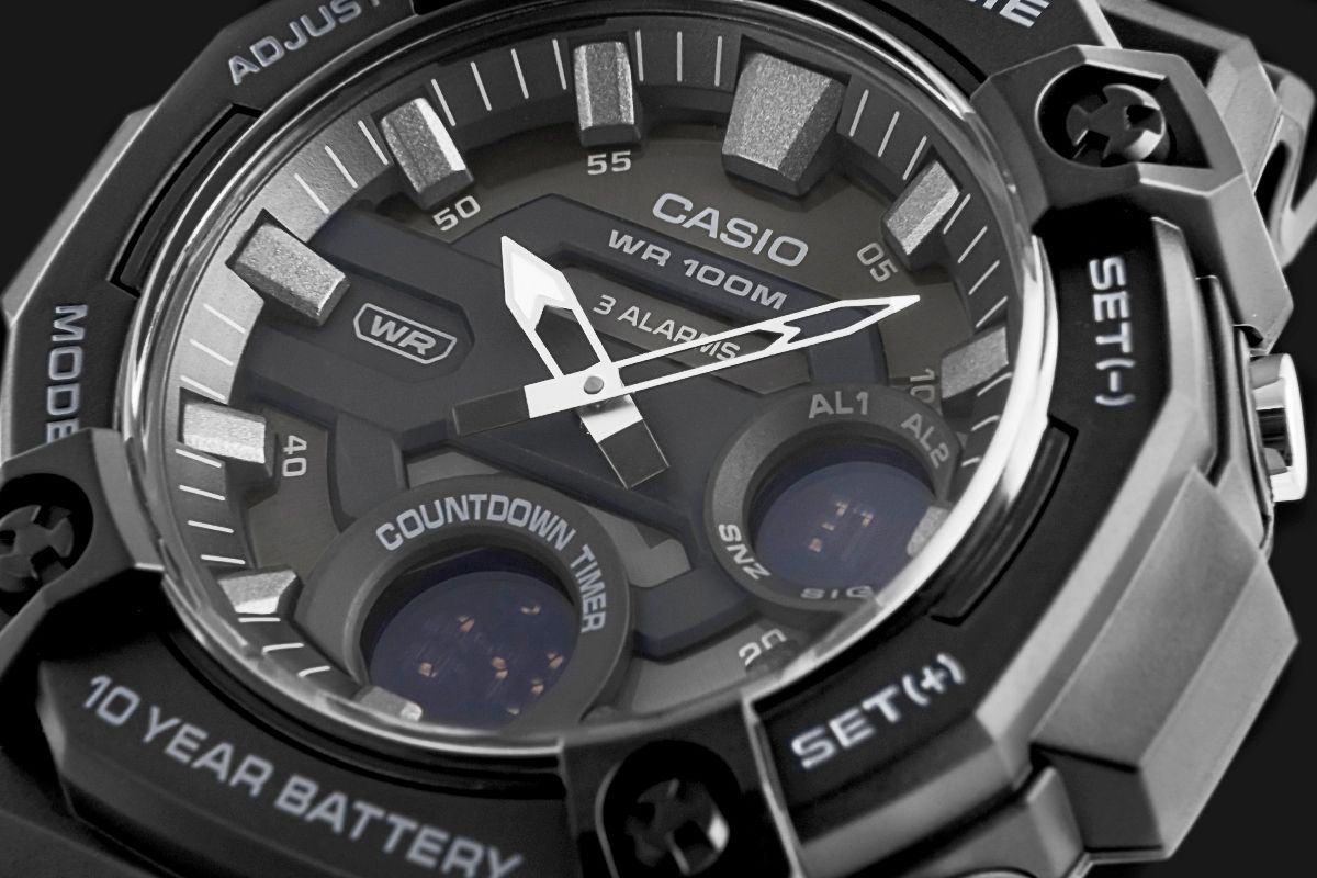zegarek męski casio aeq-120w-1bvdf + box