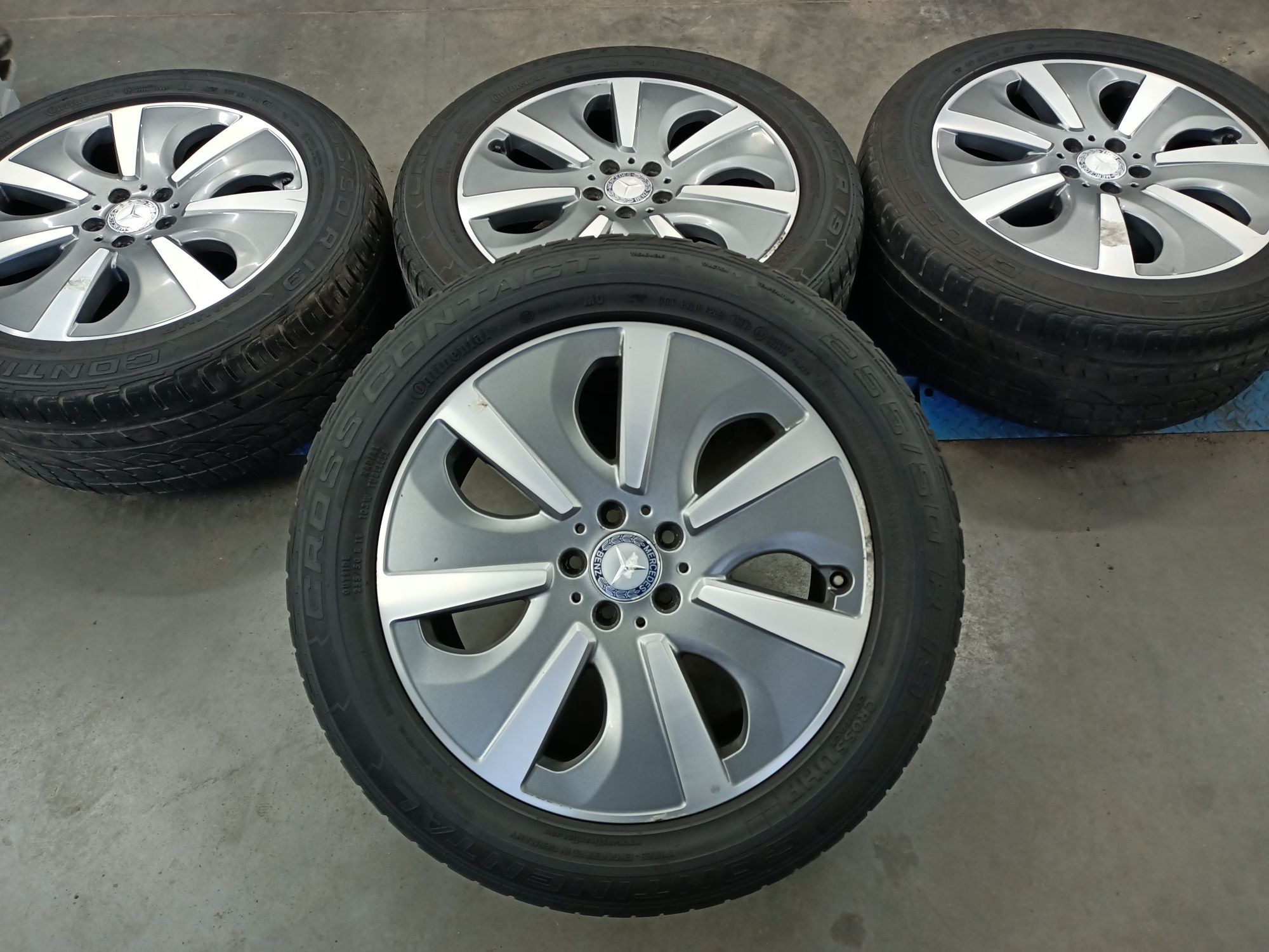 Koła 19" felgi 5x112 et62 opony 255/50/19 Mercedes W166 ML GL Wysyłka