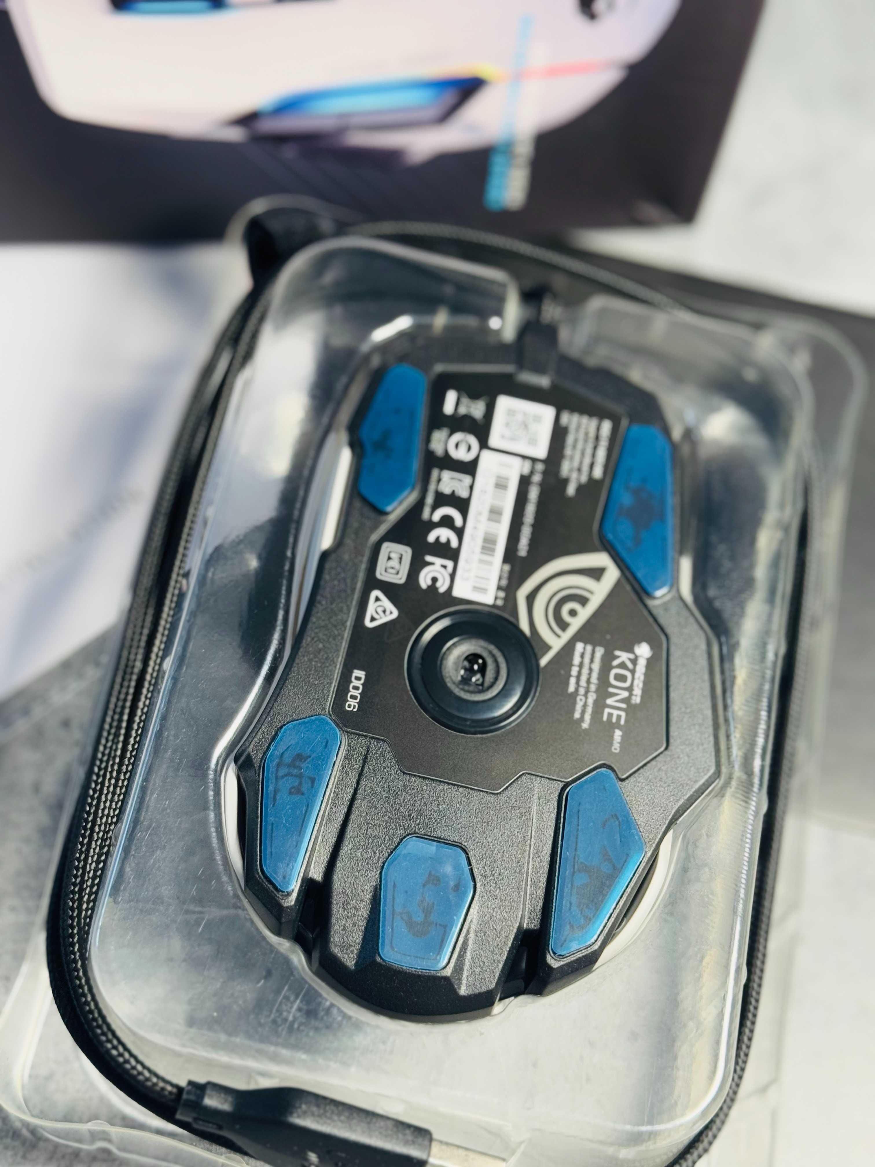 Roccat Kone AIMO – mysz gamingowa z podświetleniem RGB (biała)