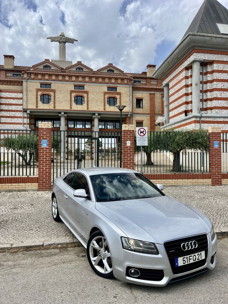 Audi A5 3.0 tdi quattro S-line original ano 2008 Nacional aceito troca