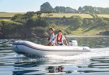 Pontony składane z aluminiową podłogą – HONWAVE - T35 AE 3 LG