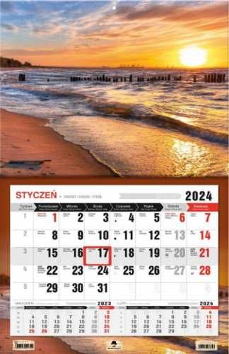 Kalendarz 2024 jednodzielny 3XL Bałtyk