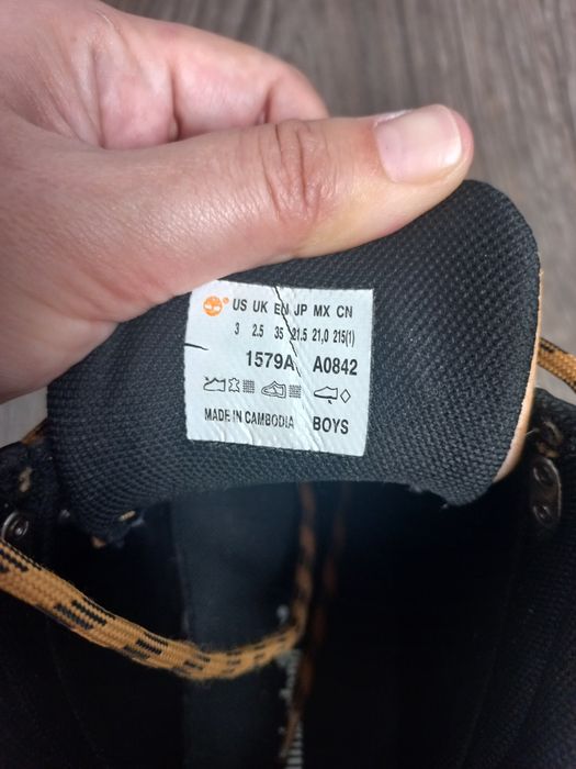 Оригінальні Timberland, розмір 35
