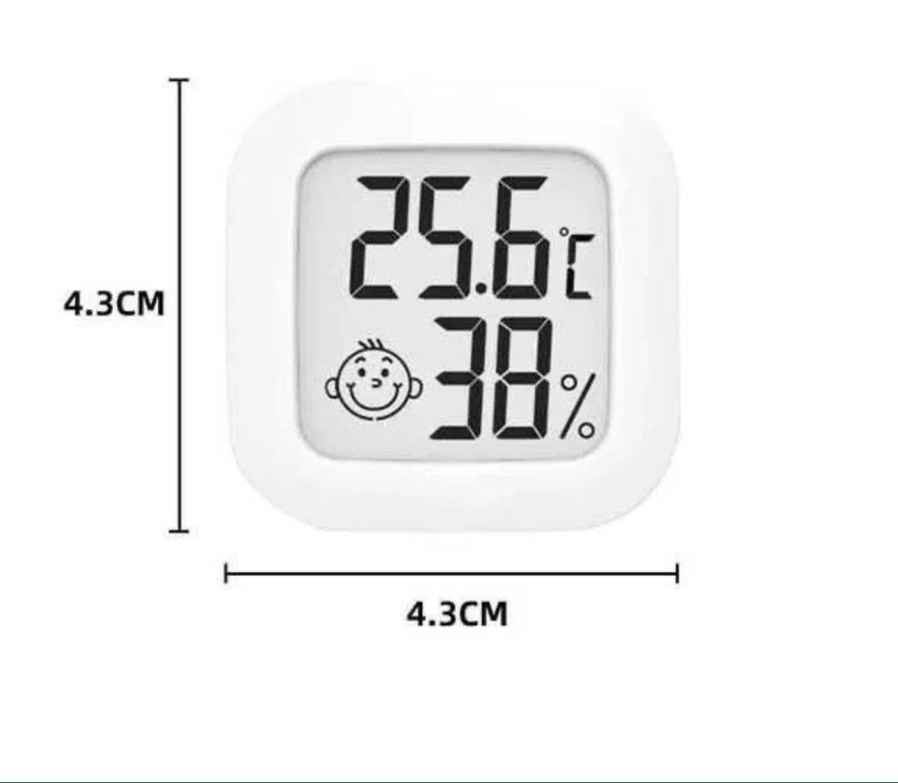 Термометр гігрометр градусник (батарейка в комплекті)