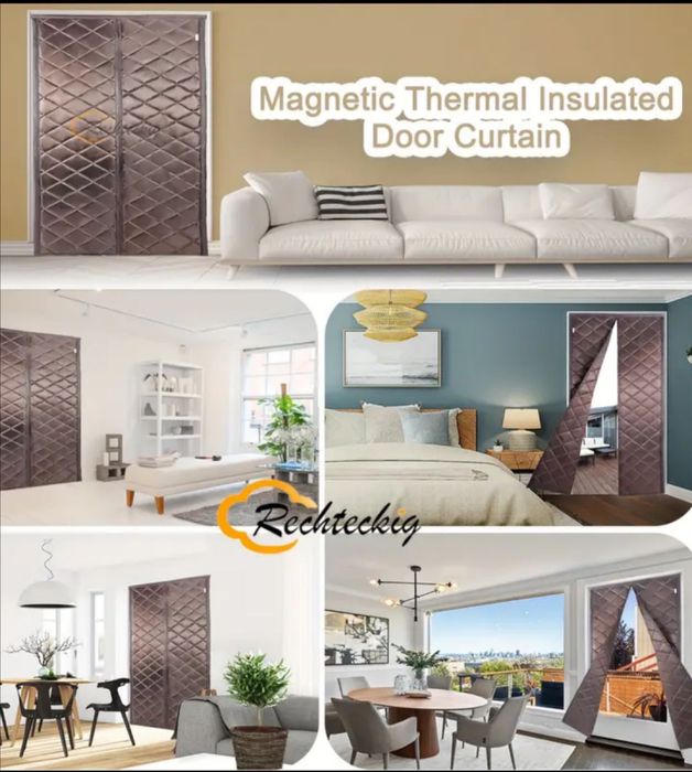 Тепла штора. Штора термоізоляційна магнітна