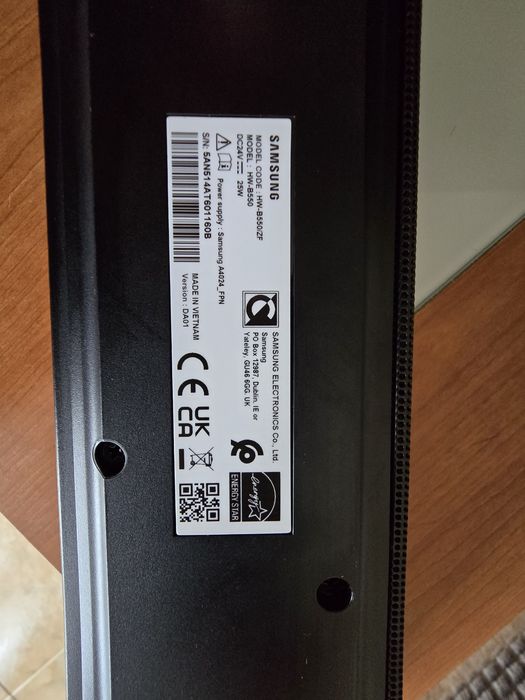 Barra de som samsung hw-b550