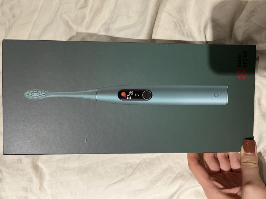 Електрична зубна щітка Oclean X Pro (OLED) міжнародна версія зелена