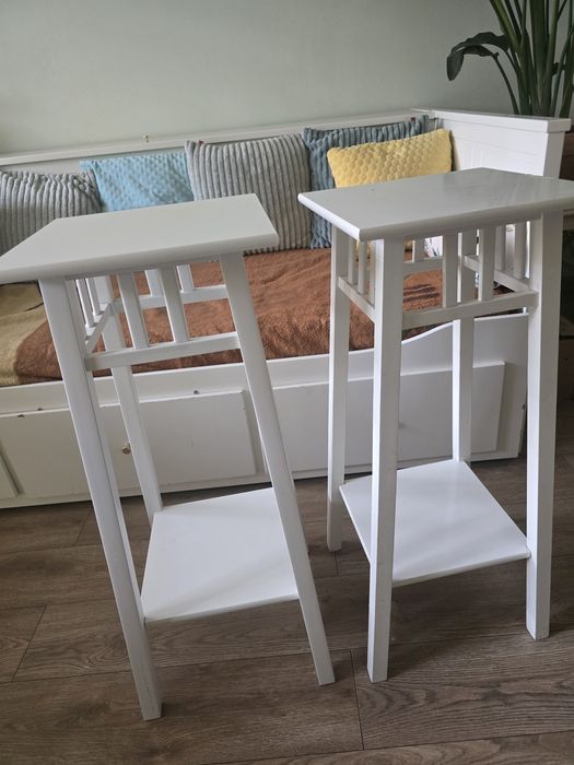 Stojaki na kwiaty IKEA lantliv 2szt bialy