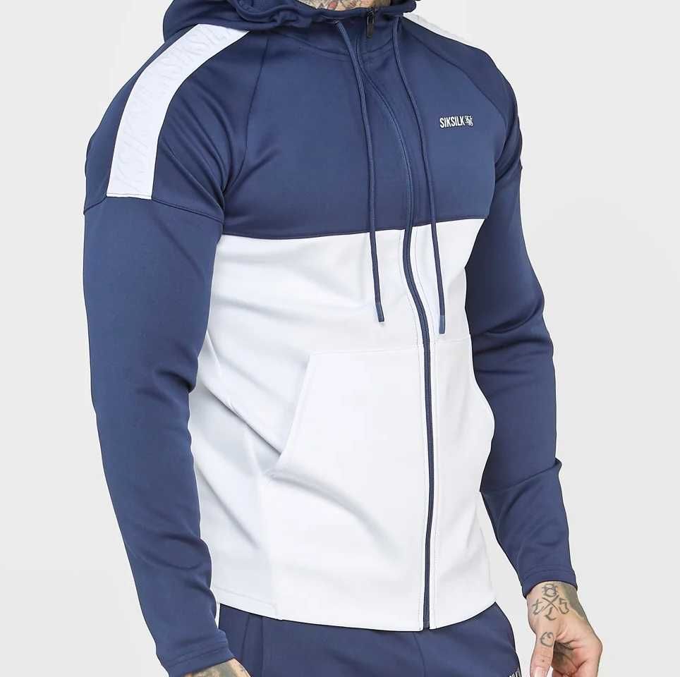 Nowa Bluza SIKSILK NR SIF22S0G5-K11 rozpinana NAVY