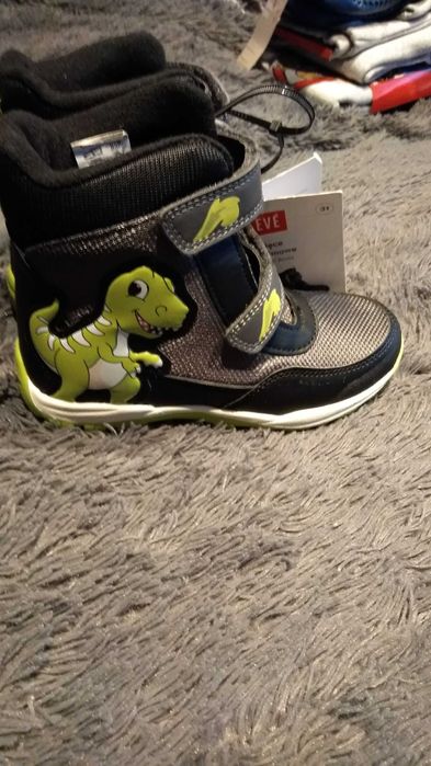 buty zimowe chłopięce 29 nowe czapka marhal