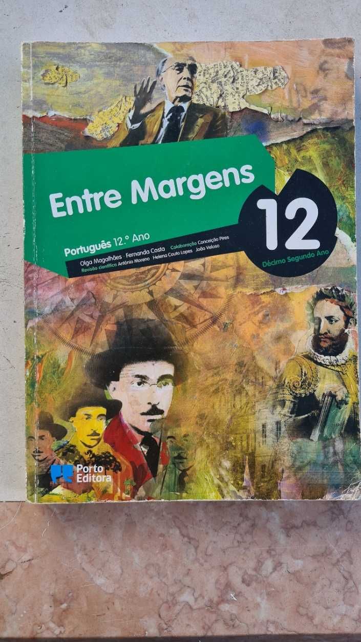 Vendo livro de Português "Entre Margens" - 12º ano