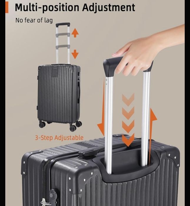 Zestaw walizek, 3-częściowy, twarda obudowa