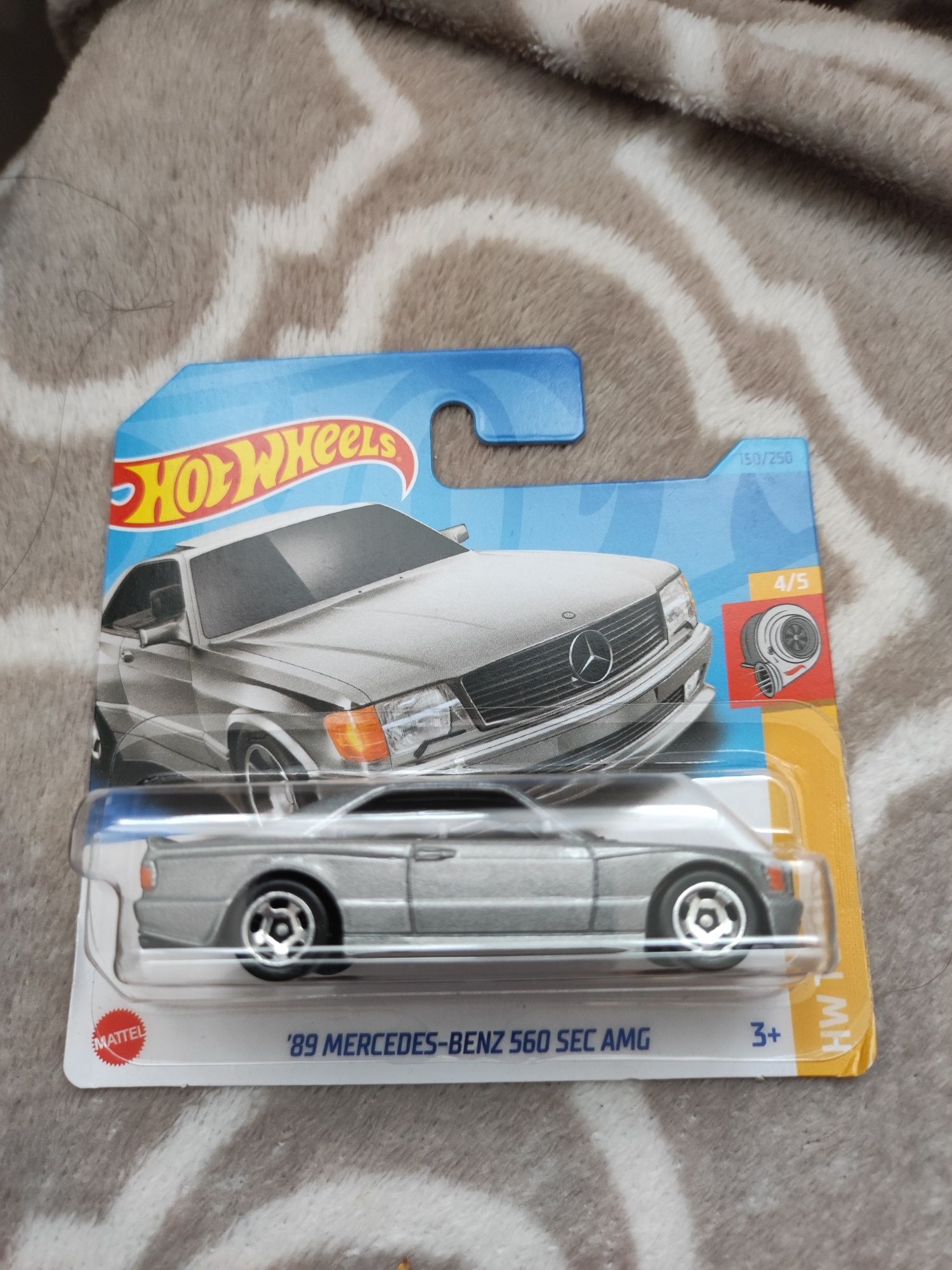 Mercesed 560 SEC silver Hot Wheels HW