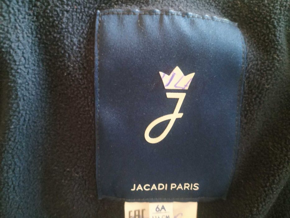 Blusão acolchoado - marinho jacadi - menina 6anos