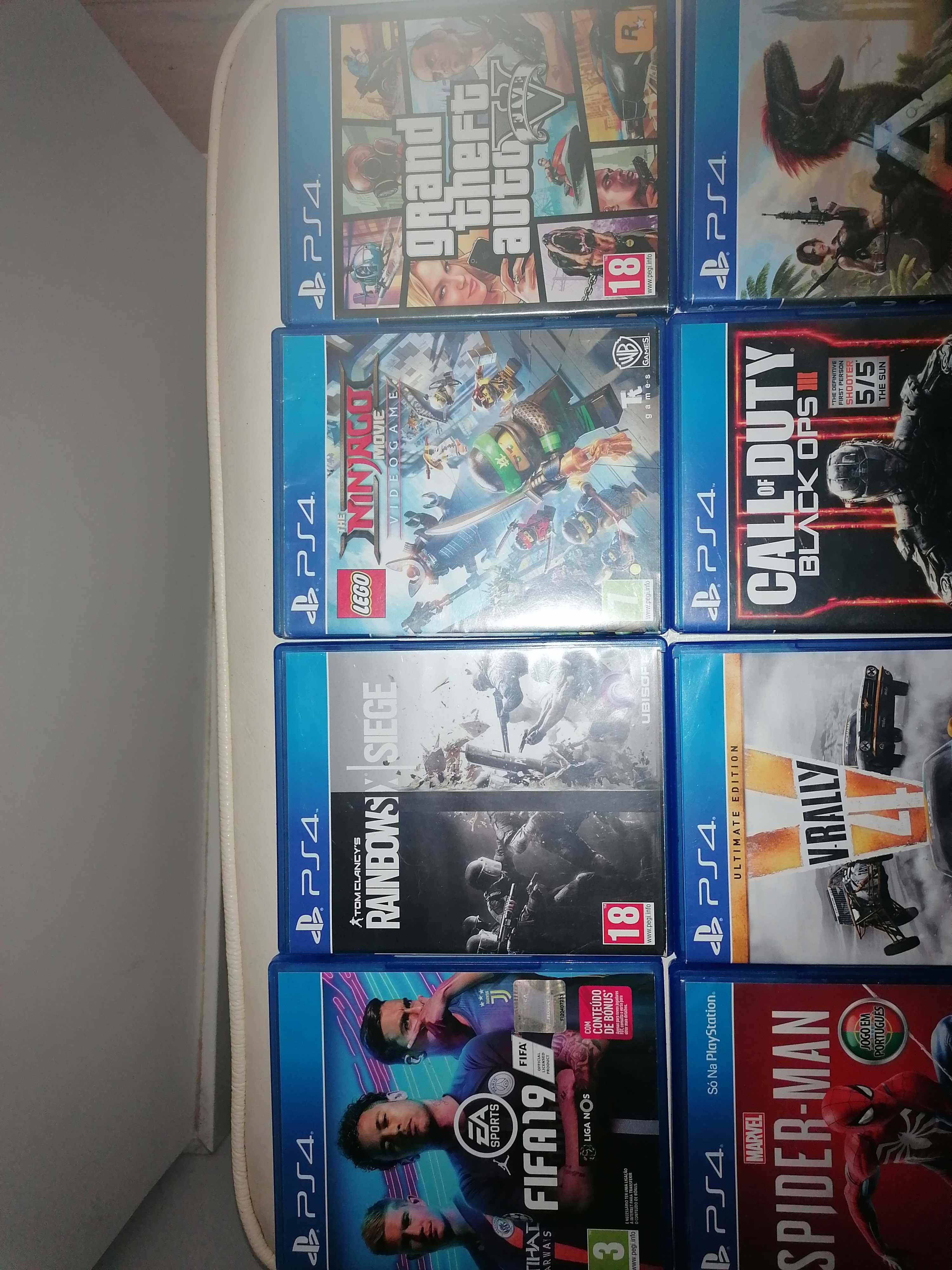 Jogos ps4  com caixa