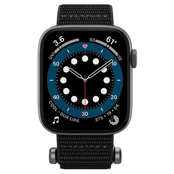 Pasek Spigen DuraPro Flex do Apple Watch 42/44/45 mm - Czarny