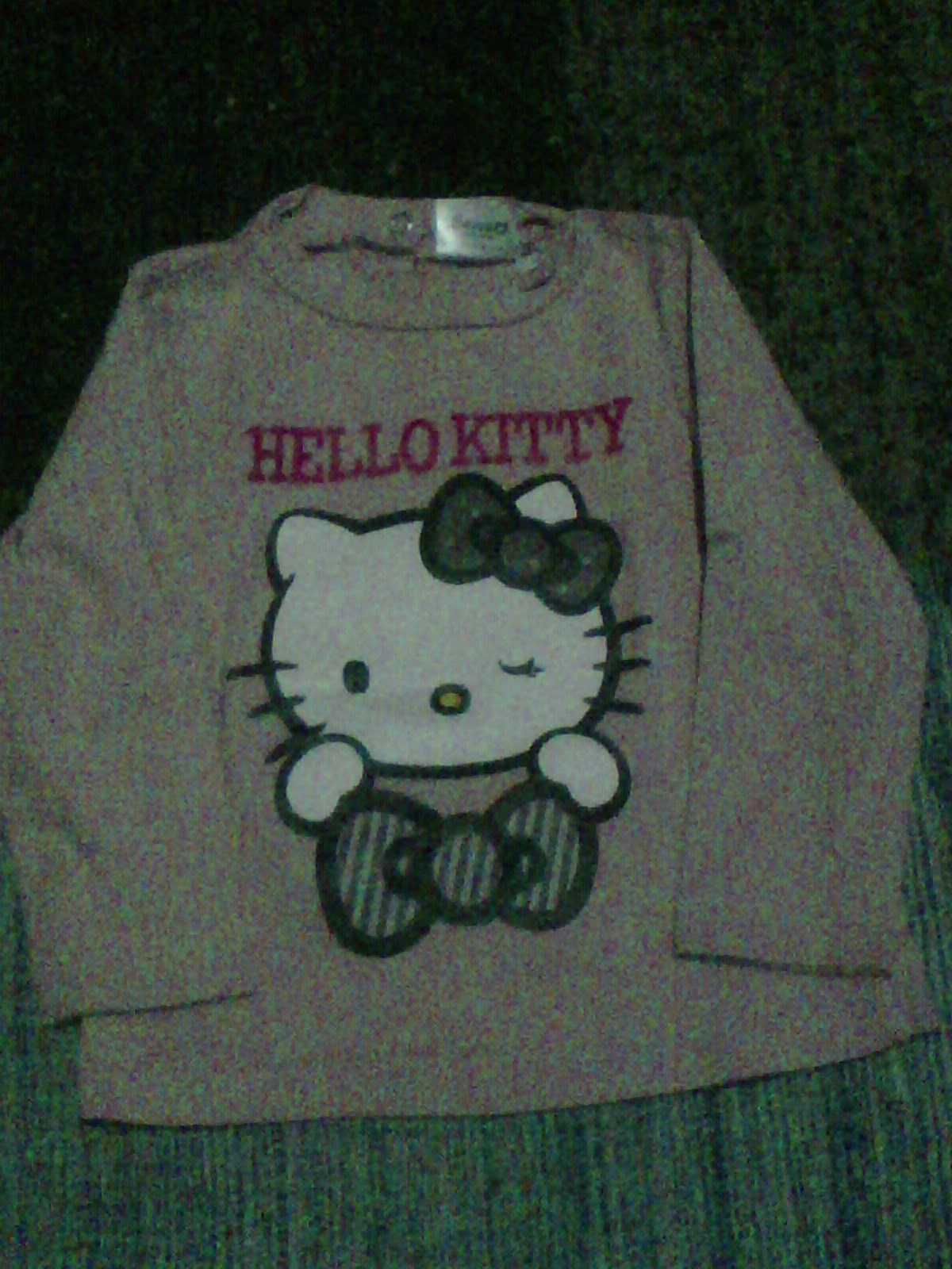 sanrio hello kitty rosa sweater 12 meses