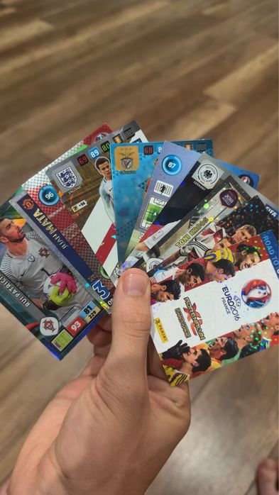 Bulk 130 Kart Piłkarskich Panini / Topps Różne Serie i Stany