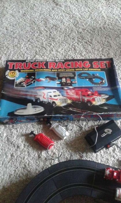 Pista truck racing set antiga
