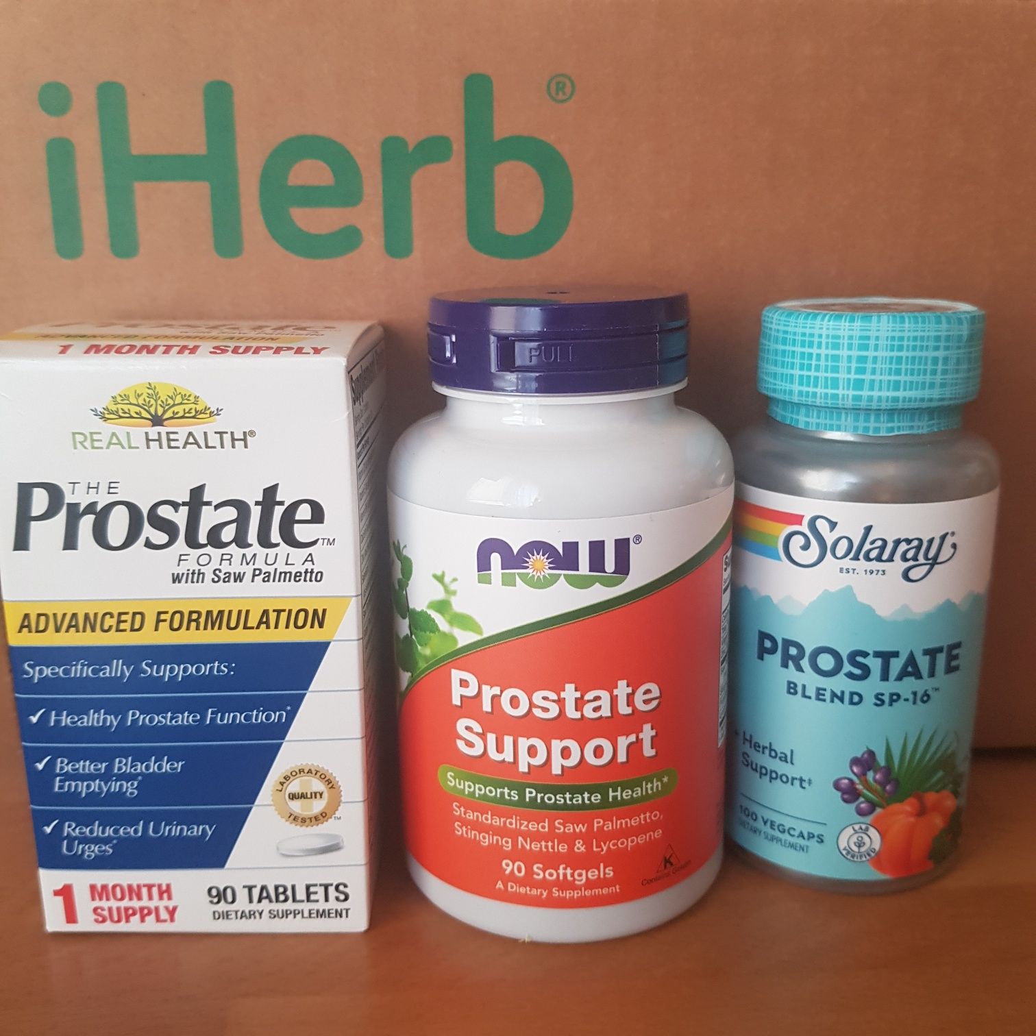 Now prostate support Real health 90 caps  Solaray prostate простата