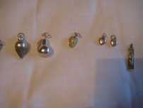 Pendentes em prata