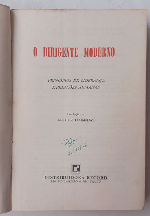 O Dirigente Moderno