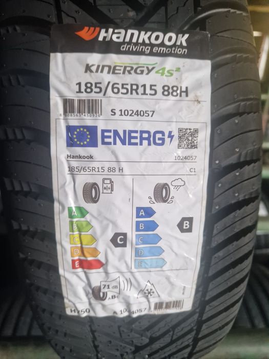 4x nowe opony całoroczne 185/65R15 Hankook H750 klasa Premium
