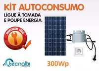 Kit de autoconsumo fotovoltaico 300wp - burocracia zero