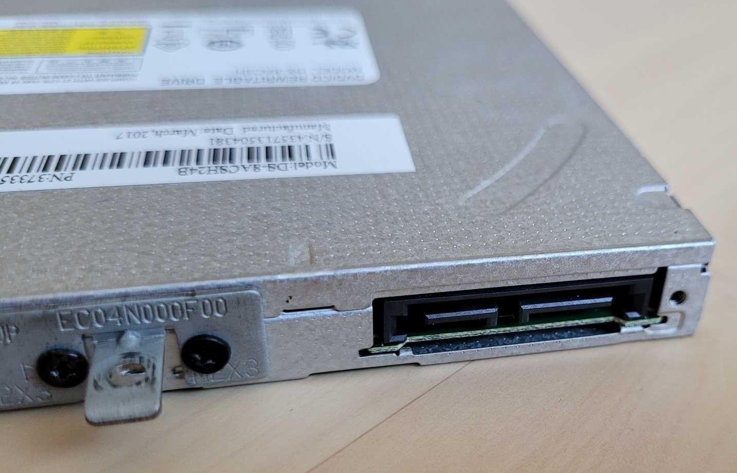Lite-On DS-8ACSH Slim Sata 12,7mm Czarny napęd nagrywarka DVD CD