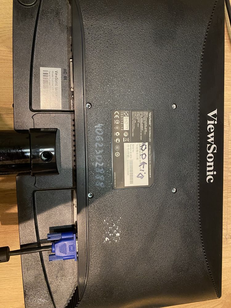 Монітор ViewSonic ViewSonic VA1938WA-LED 19" 1366x768 (16:9)