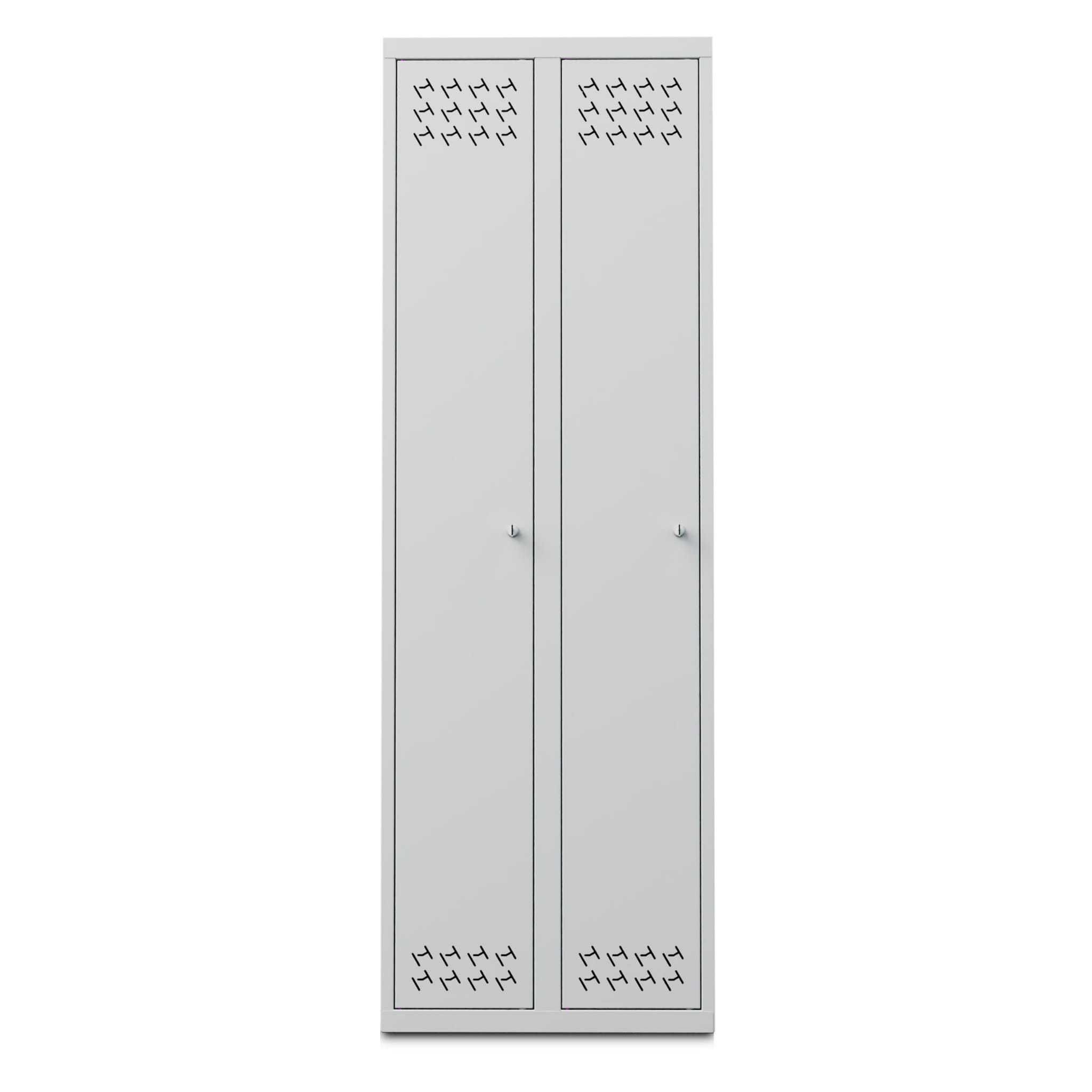 SOLIDNA Szafa BHP Pracownicza ubraniowa 180x60x49 cm DWUDRZWIOWA