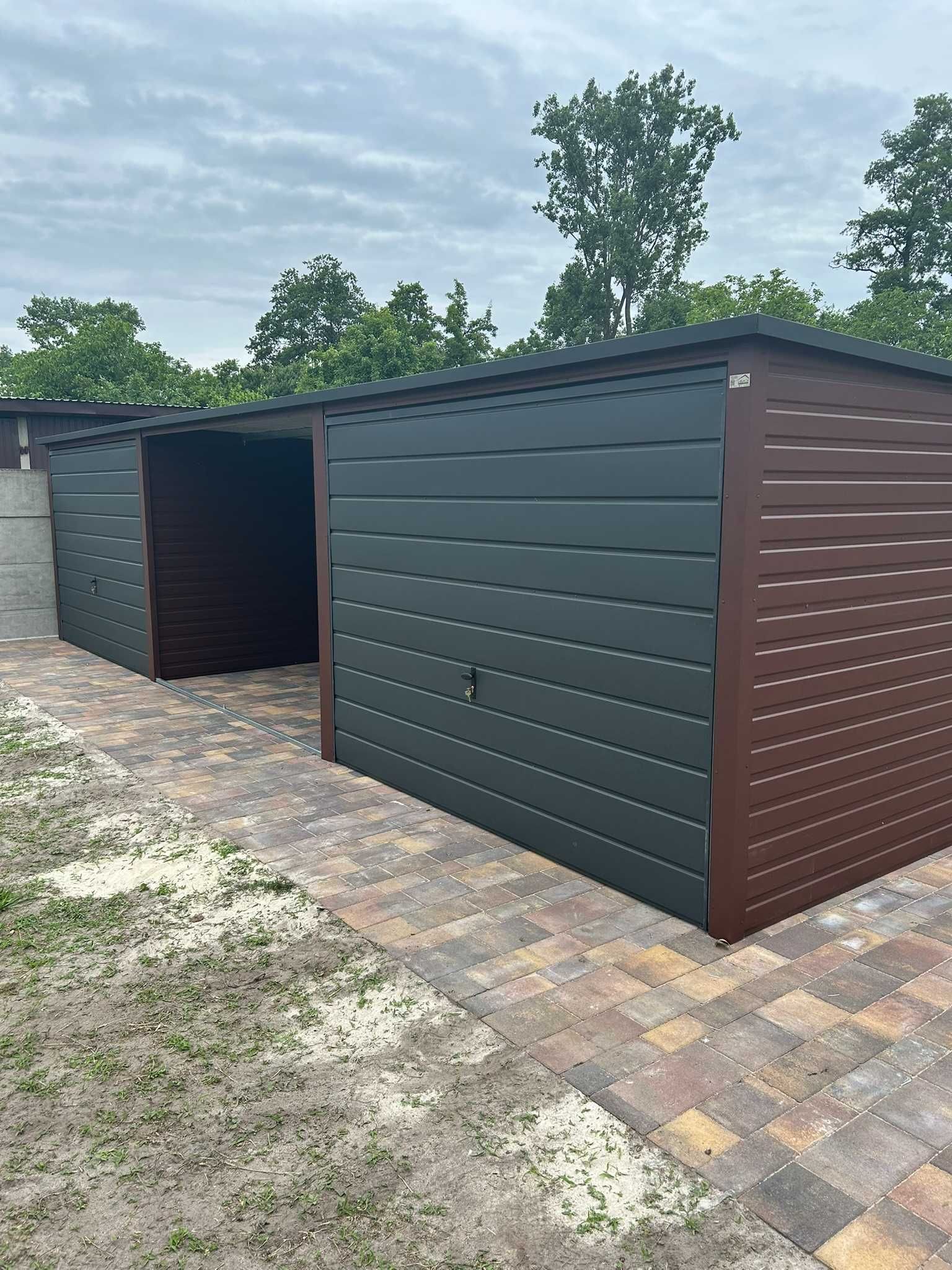 Garaż blaszany PREMIUM 9x6/6x6/6x5.8/6x5*Profil Zamknięty*Producent*