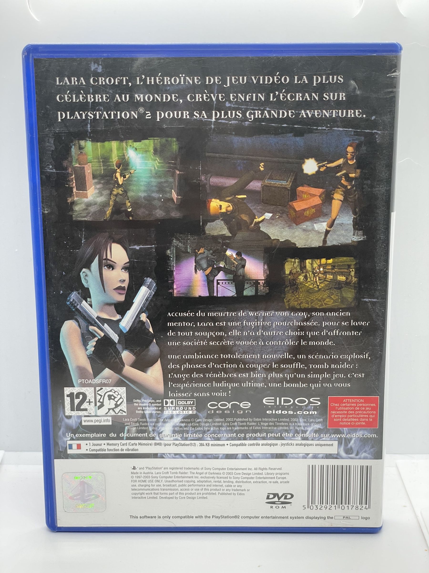 Lara Croft Tomb Raider Angel of Darkness PS2 PlayStation 2