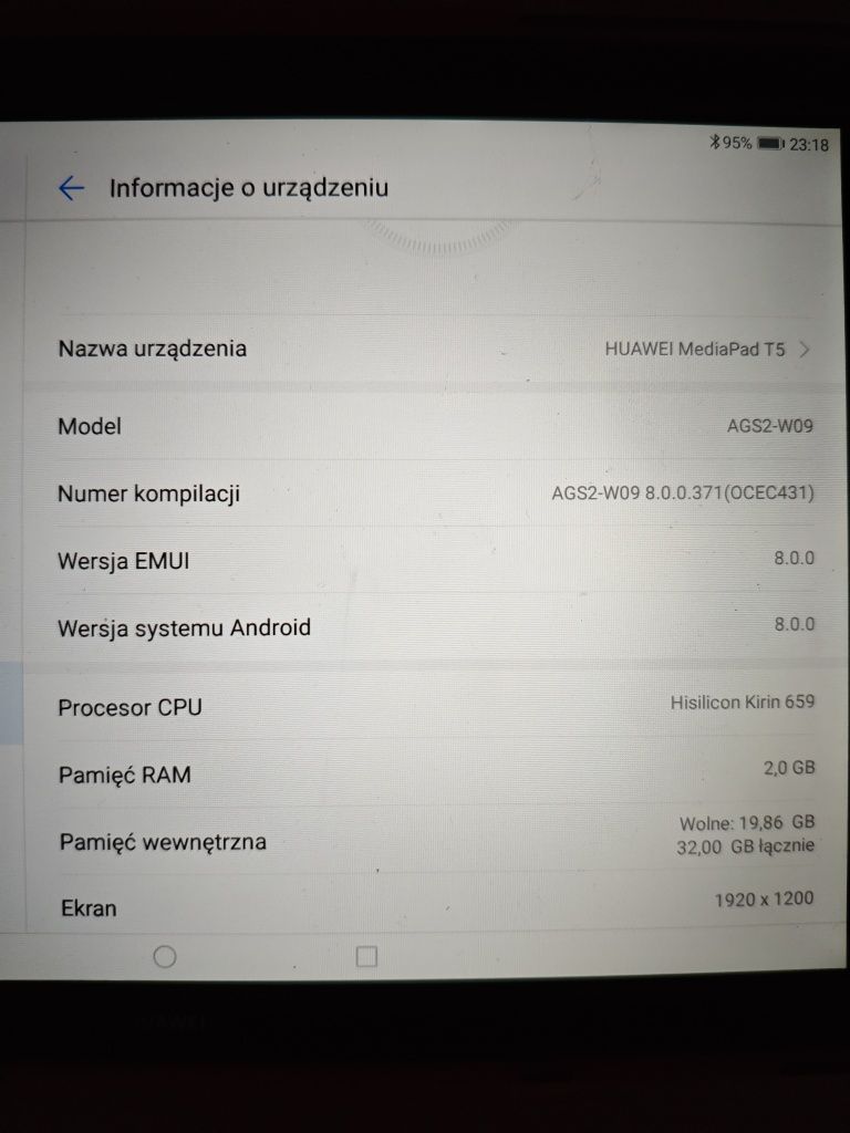 Tablet Huawei MediaPad T5 + gratis