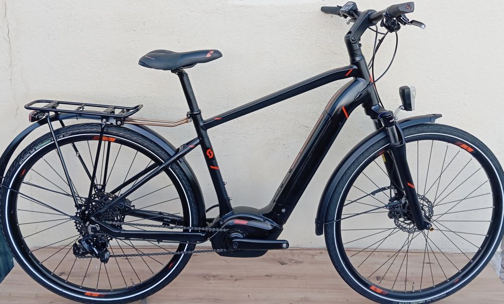 JF-Bikes Scott E-Sub Cross 10  Electric Urban Bike - Black