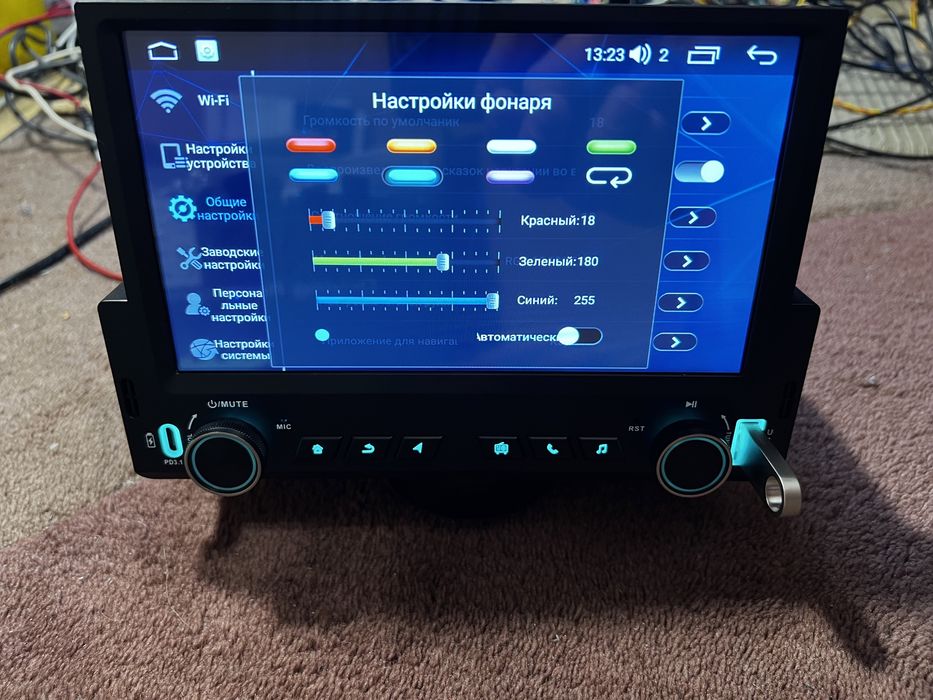 Новинка! 1 дін Android 7 дюймів Qled 3/32gb CarPlay магнітола GPS Wifi