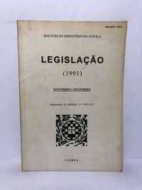 Legislação (1991) Novembro/ Dezembro