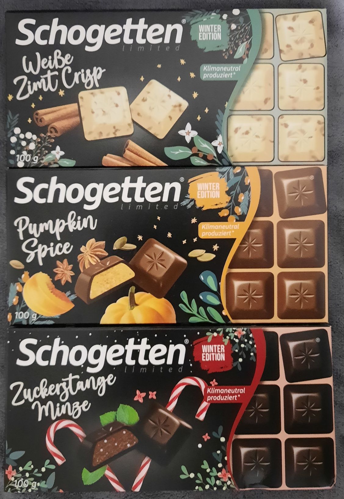 Шоколад Schogetten, Fin carre, Ritter Sport, Milka