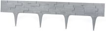 Obrzeże palisada STONE 0,8 mb grafitowy