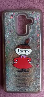 Etui pływające case Samsung A6+ z brokatem