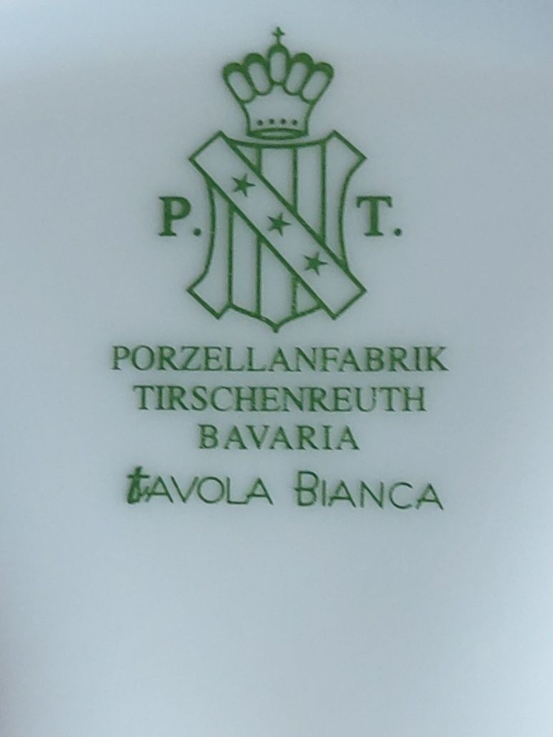 Porcelana,Tirschenreuth,talerz do przekąsek.