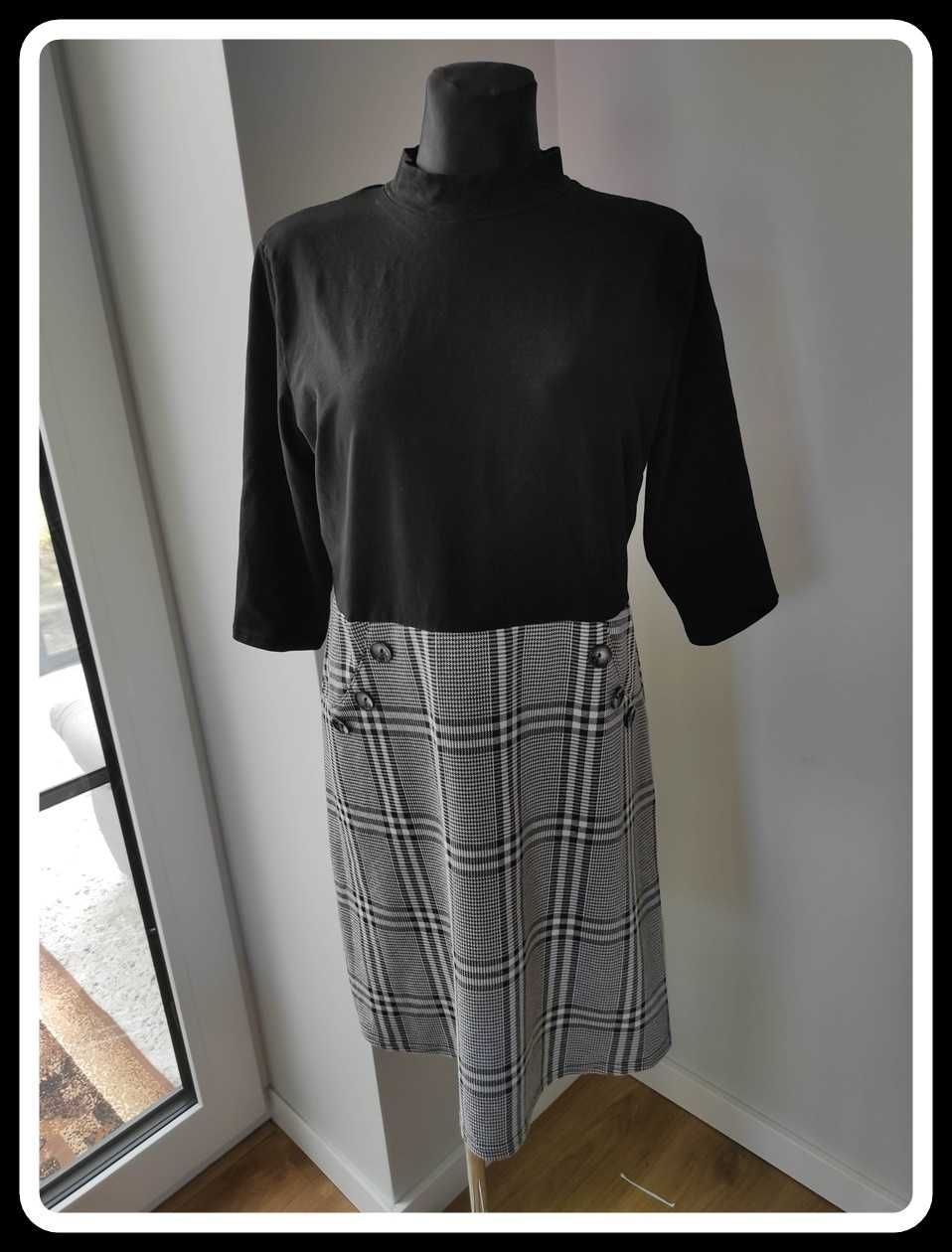 Sukienka czarno biała Dorothy perkins 42 XL