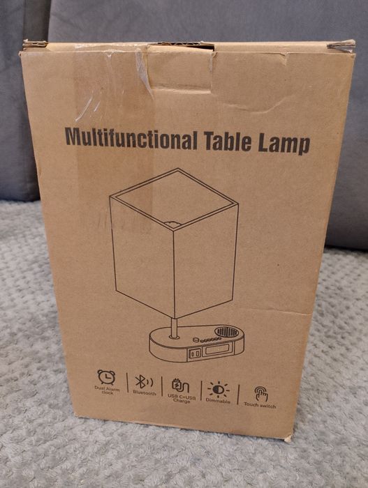 Lampka nocna z budzikiem