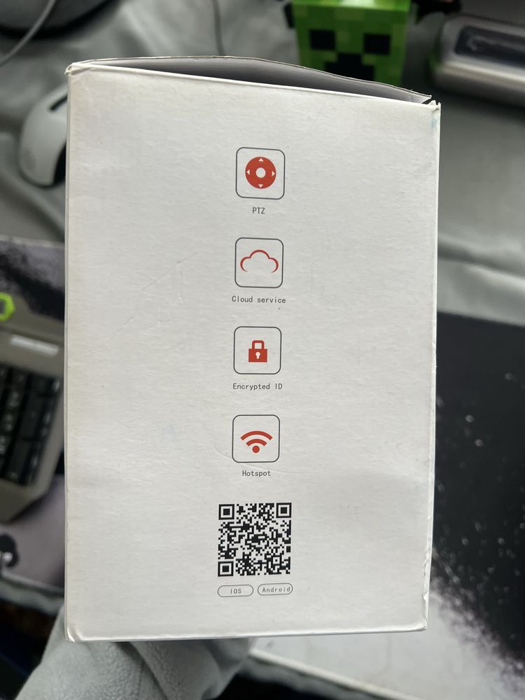 Поворотна Wifi ip камера відеоспостереження ZT
