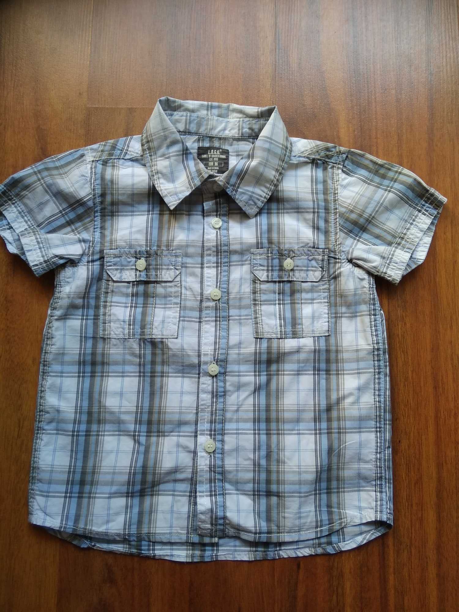 2 Koszule chłopięce r.86 H&M, Next
