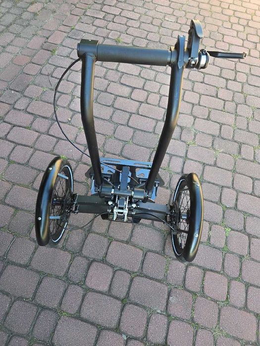 TreGo connect wózek rower trójkołowiec trajka odwrócona
