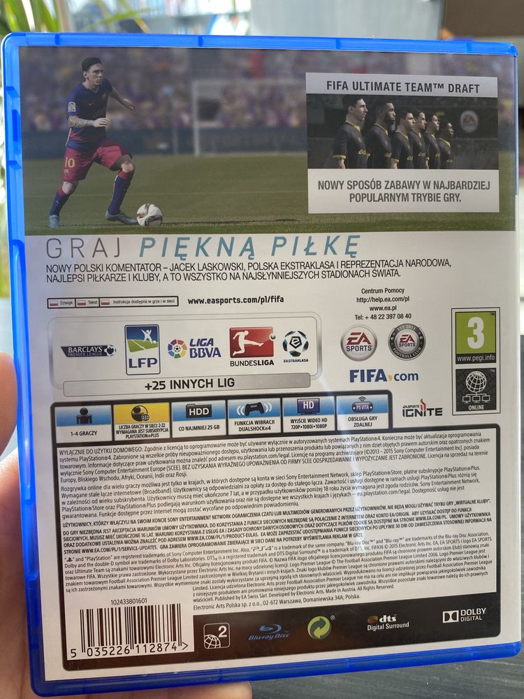 Gra PS 4 Fifa 16